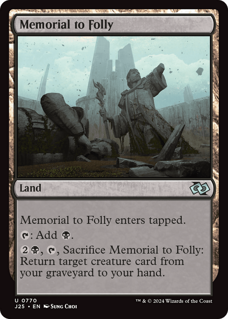 Memorial to Folly [Foundations Jumpstart] MTG Single Magic: The Gathering  | Multizone: Comics And Games