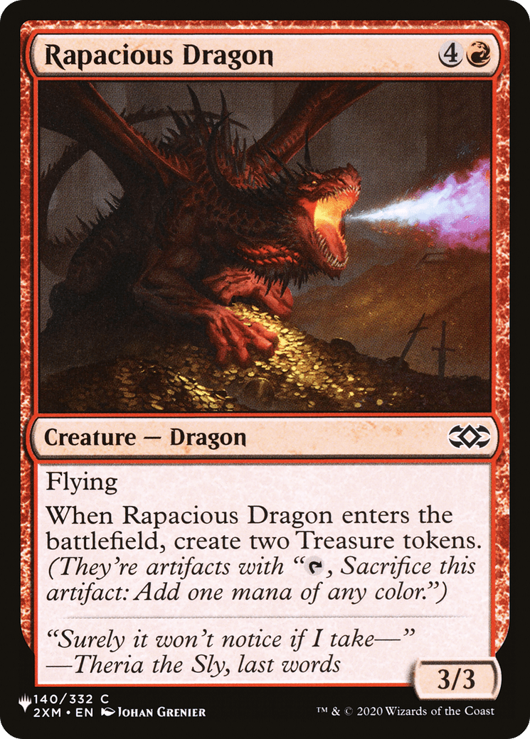Rapacious Dragon [The List] MTG Single Magic: The Gathering  | Multizone: Comics And Games