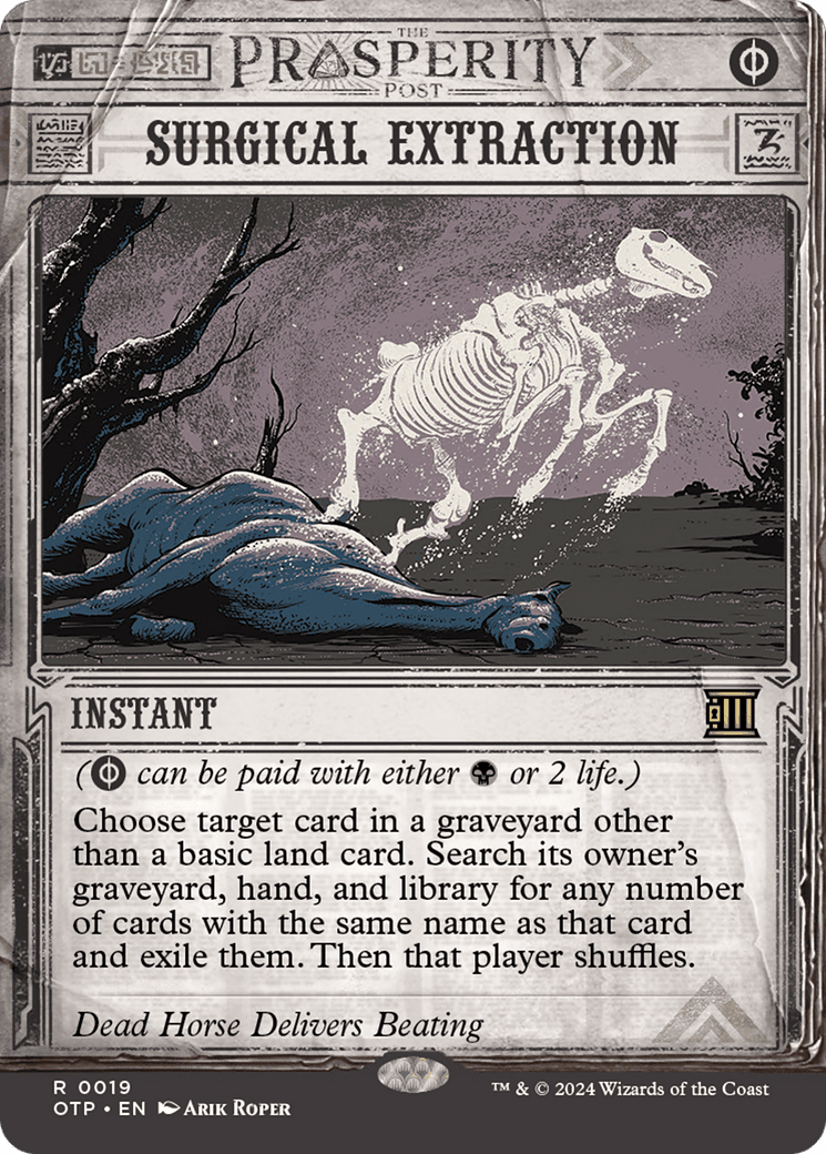 Surgical Extraction [Outlaws of Thunder Junction: Breaking News] MTG Single Magic: The Gathering  | Multizone: Comics And Games