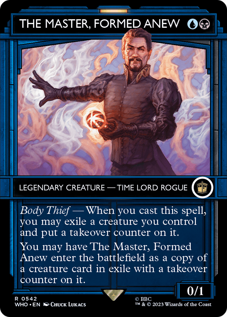 The Master, Formed Anew (Showcase) [Doctor Who] MTG Single Magic: The Gathering  | Multizone: Comics And Games