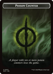Saproling // Poison Counter Double-Sided Token [Lorwyn Eclipsed Tokens] MTG Single Magic: The Gathering  | Multizone: Comics And Games