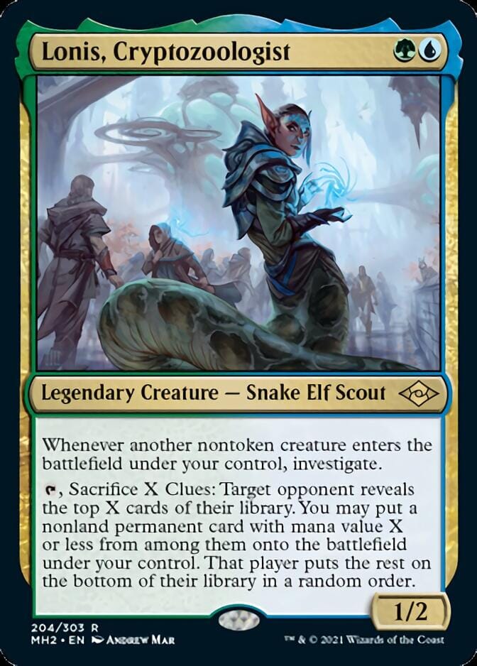 Lonis, Cryptozoologist [Modern Horizons 2] MTG Single Magic: The Gathering  | Multizone: Comics And Games