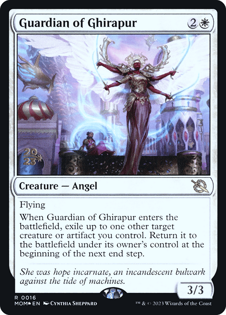Guardian of Ghirapur [March of the Machine Prerelease Promos] MTG Single Magic: The Gathering  | Multizone: Comics And Games