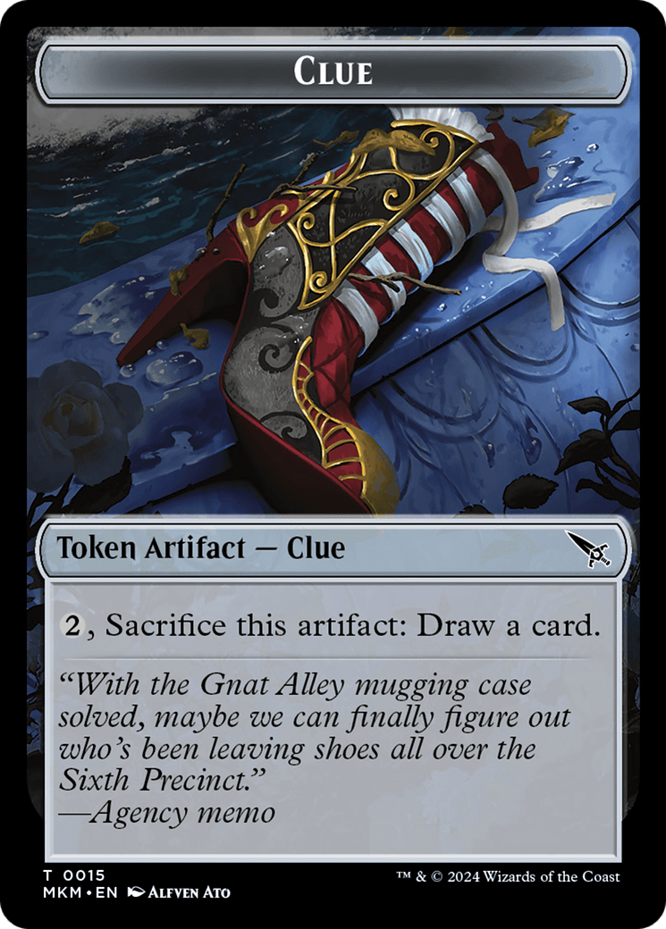 Thopter (0020) // Clue (0015) Double-Sided Token [Murders at Karlov Manor Tokens] MTG Single Magic: The Gathering  | Multizone: Comics And Games
