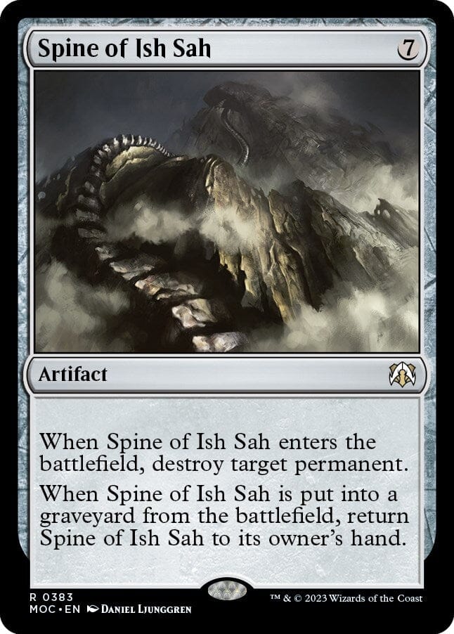 Spine of Ish Sah [March of the Machine Commander] MTG Single Magic: The Gathering  | Multizone: Comics And Games