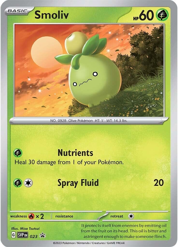 Smoliv (023) [Scarlet & Violet: Black Star Promos] Pokemon Single Pokémon  | Multizone: Comics And Games