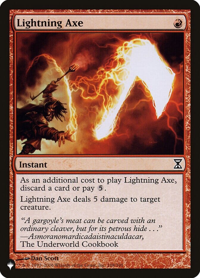 Lightning Axe [The List] MTG Single Magic: The Gathering  | Multizone: Comics And Games