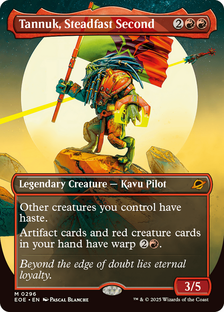 Tannuk, Steadfast Second (Borderless) [Edge of Eternities] MTG Single Magic: The Gathering  | Multizone: Comics And Games