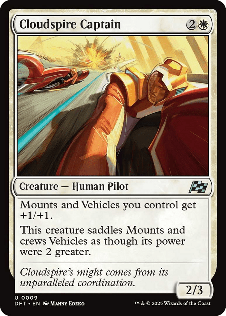 Cloudspire Captain [Aetherdrift] MTG Single Magic: The Gathering  | Multizone: Comics And Games