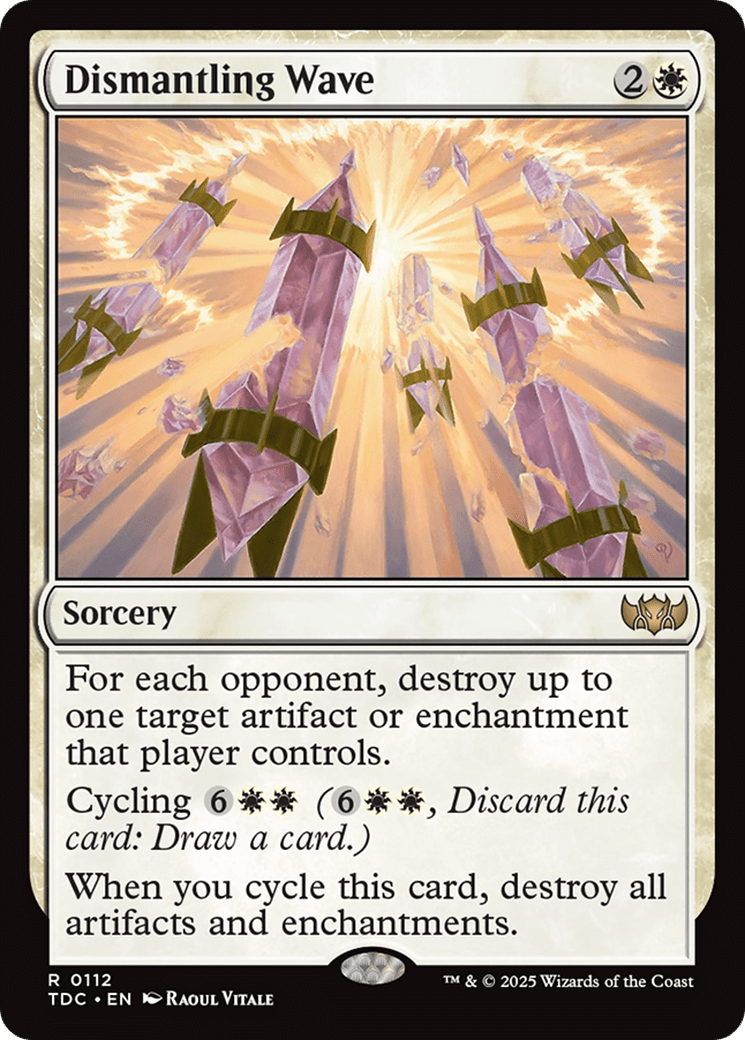 Dismantling Wave [Tarkir: Dragonstorm Commander] MTG Single Magic: The Gathering  | Multizone: Comics And Games