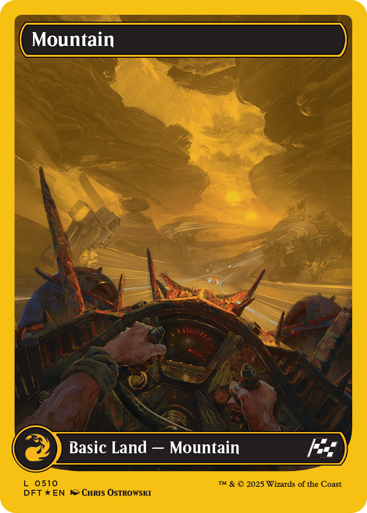 Mountain (0510) (First-Place Foil) [Aetherdrift] MTG Single Magic: The Gathering  | Multizone: Comics And Games