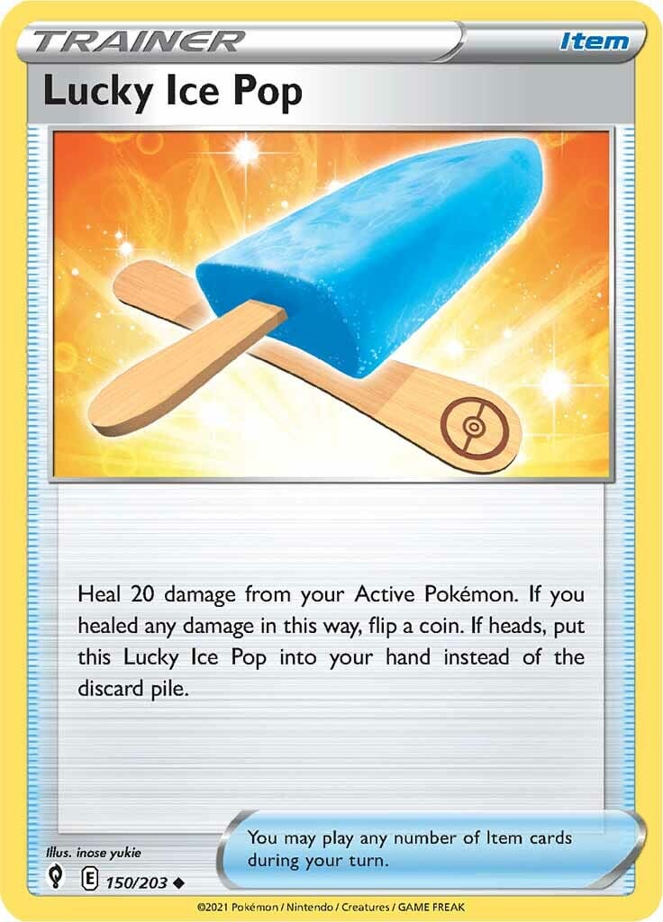 Lucky Ice Pop (150/203) [Sword & Shield: Evolving Skies] Pokemon Single Pokémon  | Multizone: Comics And Games