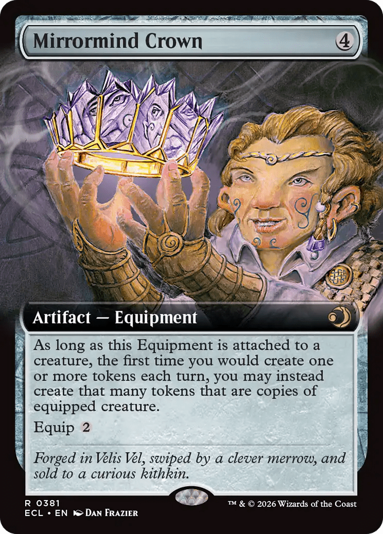 Mirrormind Crown (Extended Art) [Lorwyn Eclipsed] MTG Single Magic: The Gathering  | Multizone: Comics And Games