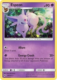 Espeon (89/214) (Cosmos Holo) (Blister Exclusive) [Sun & Moon: Lost Thunder] Pokemon Single Pokémon  | Multizone: Comics And Games