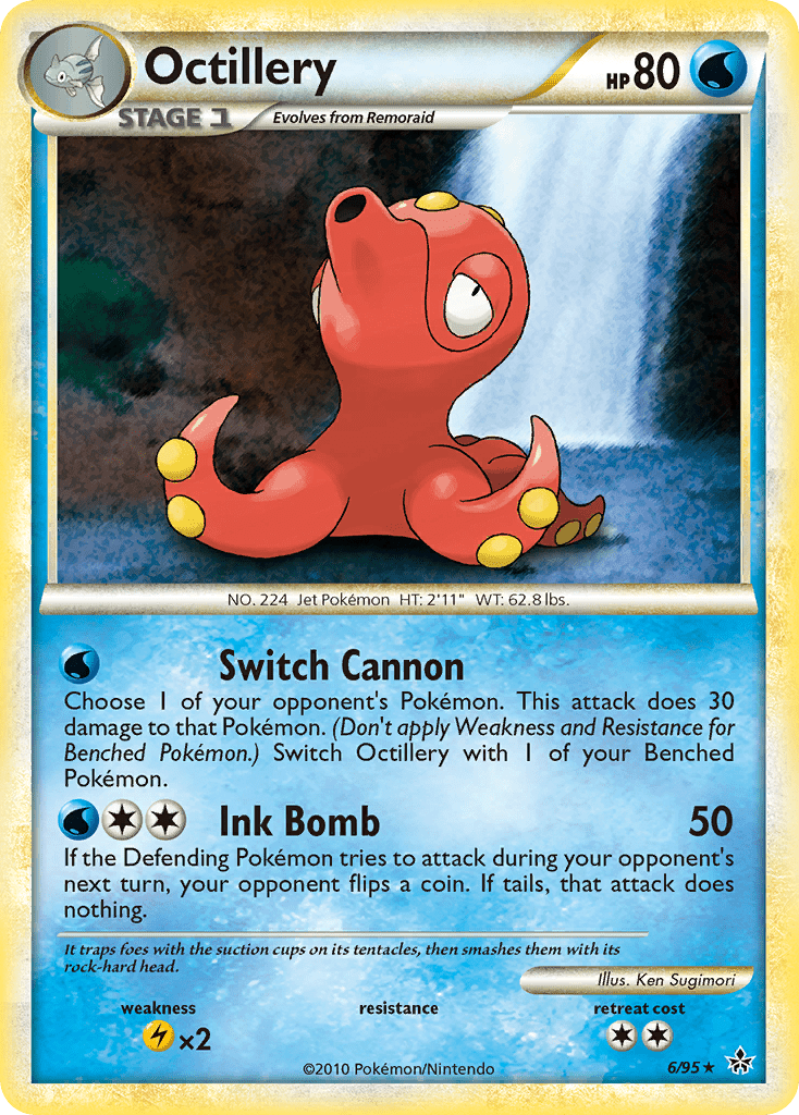 Octillery (6/95) [HeartGold & SoulSilver: Unleashed] Pokemon Single Pokémon  | Multizone: Comics And Games