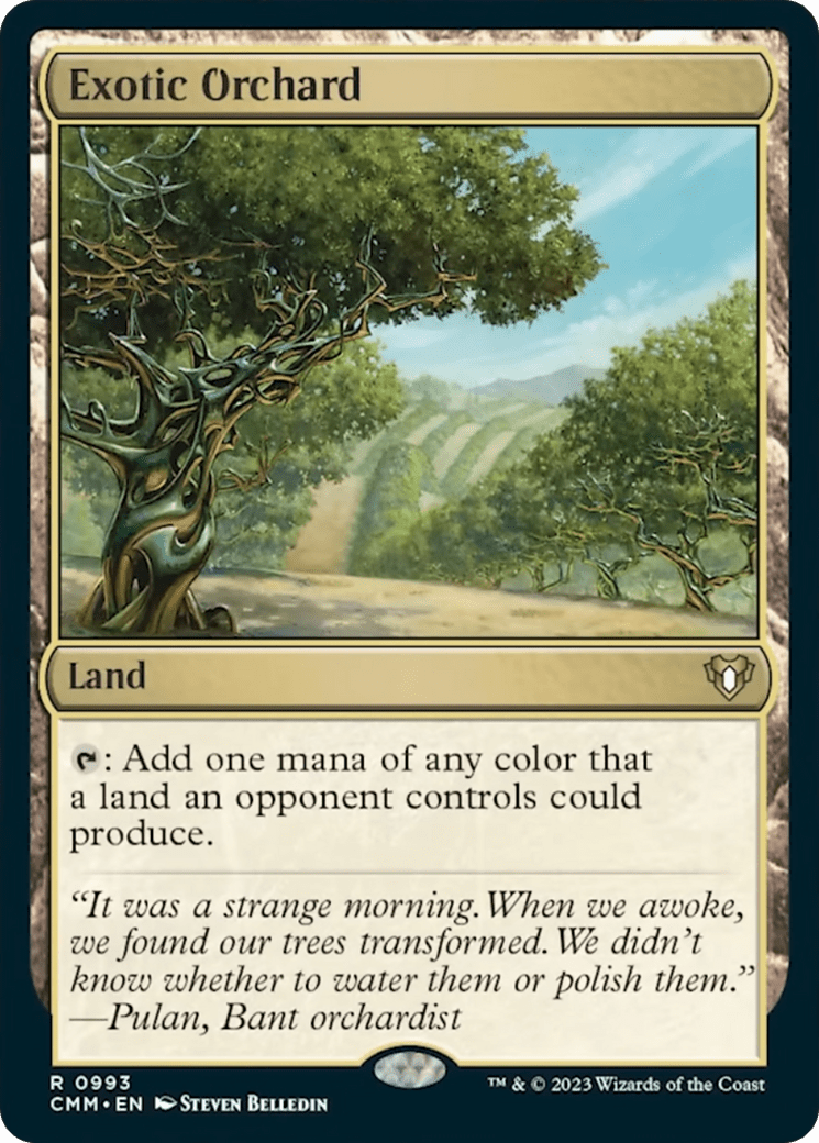 Exotic Orchard [Commander Masters] MTG Single Magic: The Gathering  | Multizone: Comics And Games