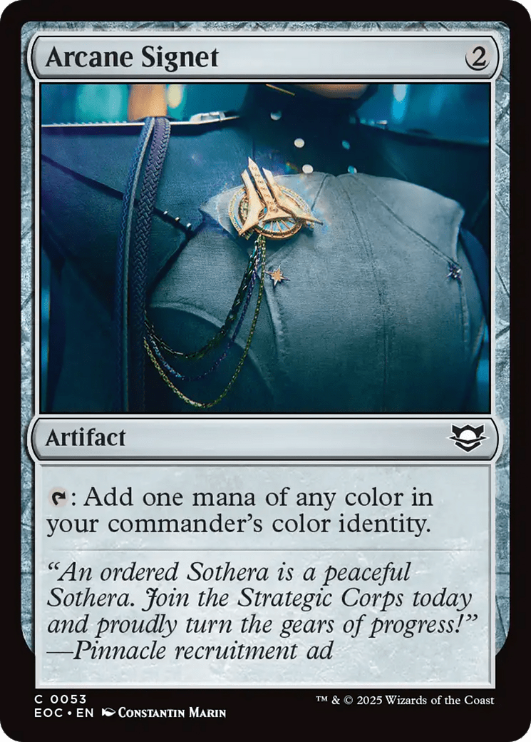 Arcane Signet [Edge of Eternities Commander] MTG Single Magic: The Gathering  | Multizone: Comics And Games