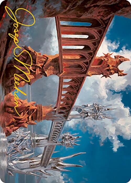 Silverbluff Bridge Art Card (Gold-Stamped Signature) [Modern Horizons 2 Art Series] MTG Single Magic: The Gathering  | Multizone: Comics And Games