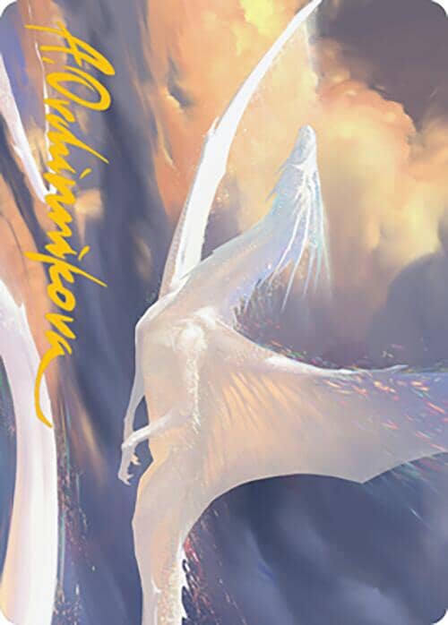 Timeless Dragon Art Card (Gold-Stamped Signature) [Modern Horizons 2 Art Series] MTG Single Magic: The Gathering  | Multizone: Comics And Games