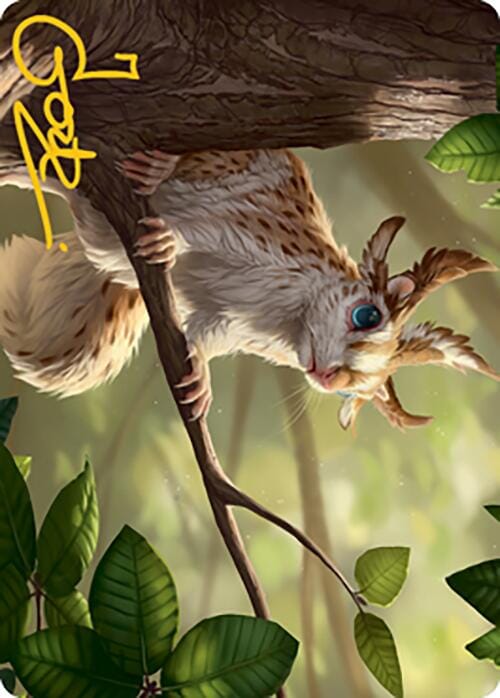 Squirrel Sovereign Art Card (Gold-Stamped Signature) [Modern Horizons 2 Art Series] MTG Single Magic: The Gathering  | Multizone: Comics And Games
