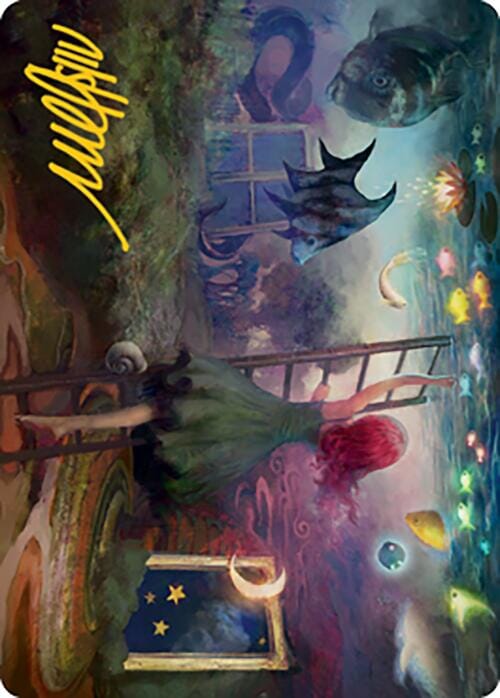 Lucid Dreams Art Card (Gold-Stamped Signature) [Modern Horizons 2 Art Series] MTG Single Magic: The Gathering  | Multizone: Comics And Games