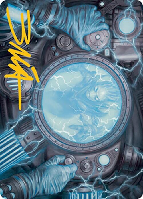 Recalibrate Art Card (Gold-Stamped Signature) [Modern Horizons 2 Art Series] MTG Single Magic: The Gathering  | Multizone: Comics And Games