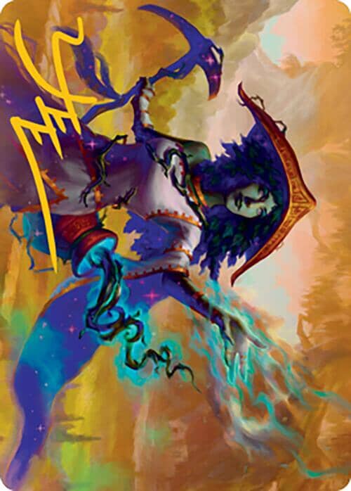 Sythis, Harvest's Hand Art Card (Gold-Stamped Signature) [Modern Horizons 2 Art Series] MTG Single Magic: The Gathering  | Multizone: Comics And Games