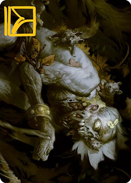 Nested Shambler Art Card (Gold-Stamped Signature) [Modern Horizons 2 Art Series] MTG Single Magic: The Gathering  | Multizone: Comics And Games
