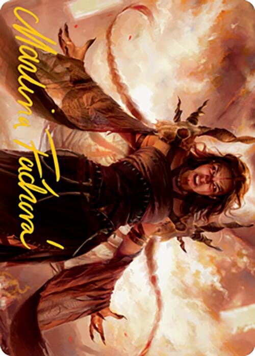 Dragon's Rage Channeler Art Card (Gold-Stamped Signature) [Modern Horizons 2 Art Series] MTG Single Magic: The Gathering  | Multizone: Comics And Games