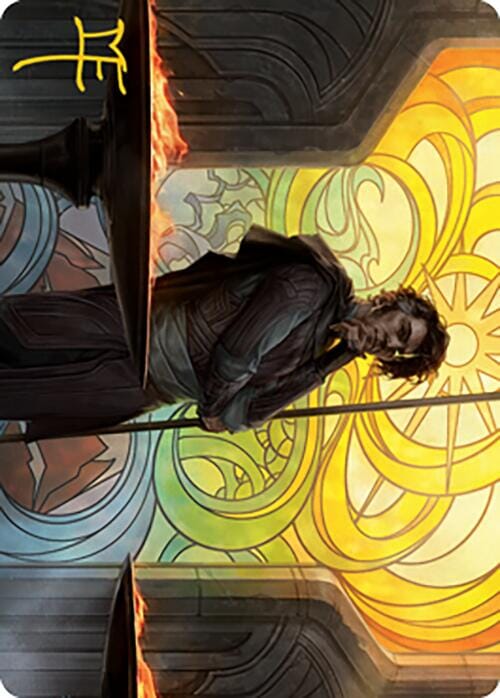 Garth One-Eye Art Card (Gold-Stamped Signature) [Modern Horizons 2 Art Series] MTG Single Magic: The Gathering  | Multizone: Comics And Games