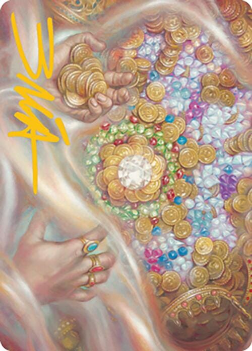 Strike It Rich Art Card (Gold-Stamped Signature) [Modern Horizons 2 Art Series] MTG Single Magic: The Gathering  | Multizone: Comics And Games