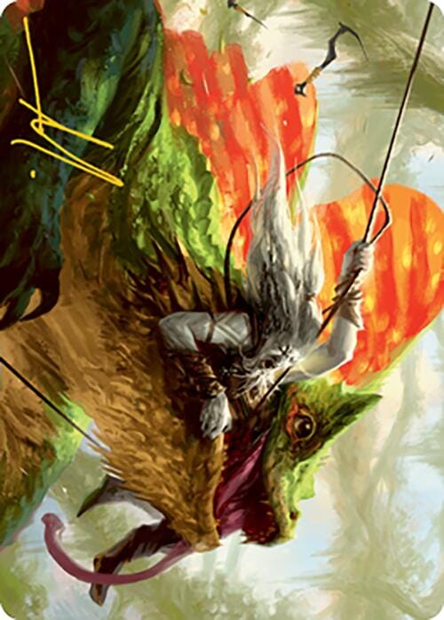 Captured by Lagacs Art Card (Gold-Stamped Signature) [Modern Horizons 2 Art Series] MTG Single Magic: The Gathering  | Multizone: Comics And Games