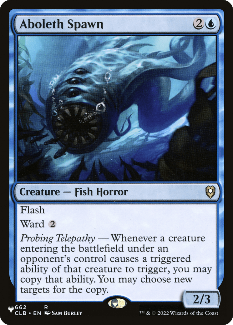Aboleth Spawn [The List] MTG Single Magic: The Gathering  | Multizone: Comics And Games