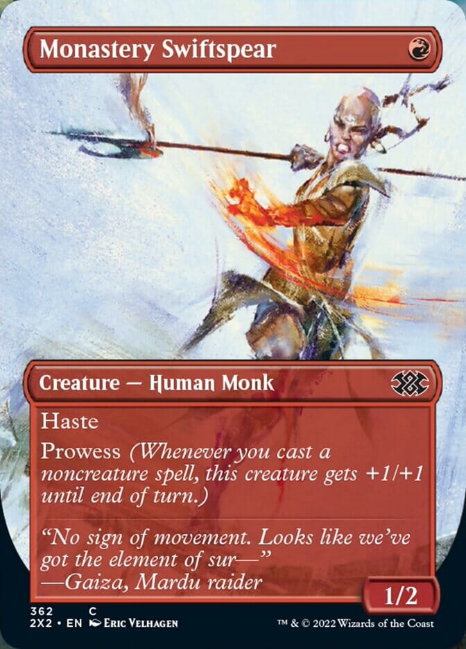 Monastery Swiftspear (Borderless Alternate Art) [Double Masters 2022] MTG Single Magic: The Gathering  | Multizone: Comics And Games