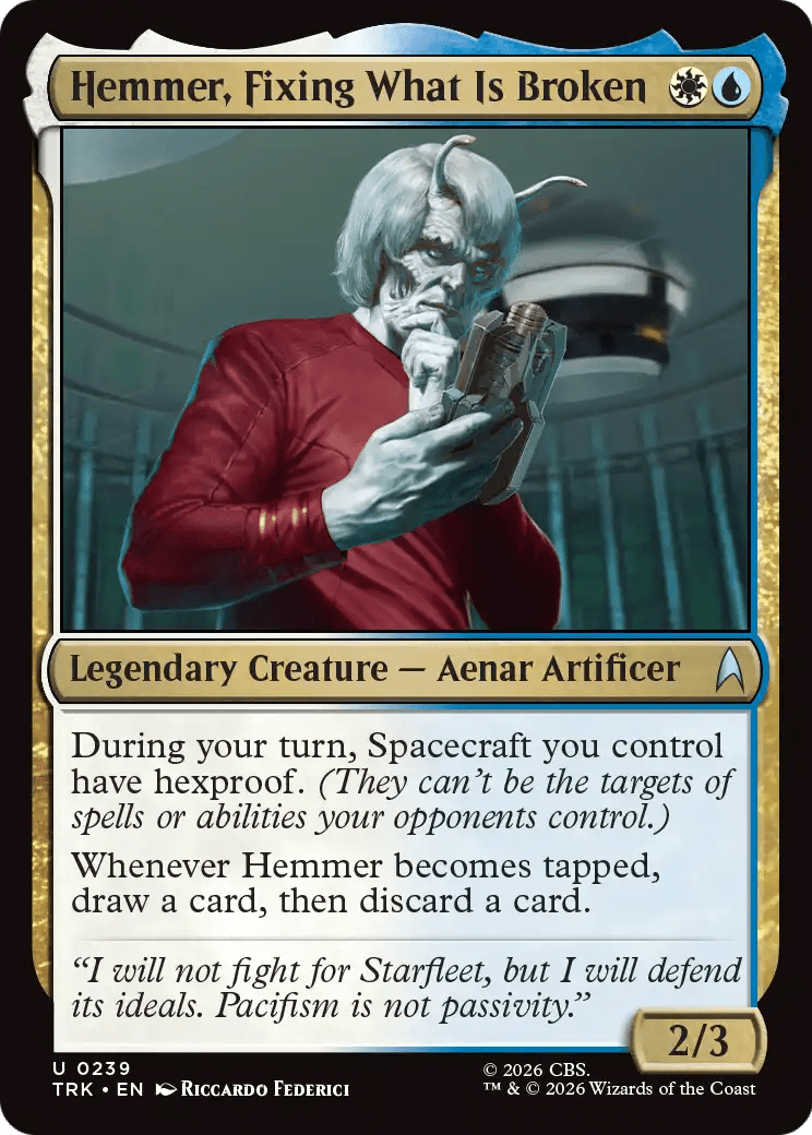 Hemmer, Fixing What Is Broken [Star Trek] MTG Single Magic: The Gathering  | Multizone: Comics And Games