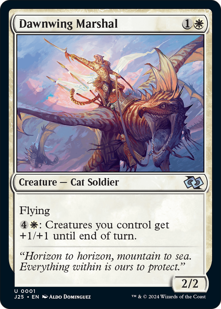 Dawnwing Marshal [Foundations Jumpstart] MTG Single Magic: The Gathering  | Multizone: Comics And Games