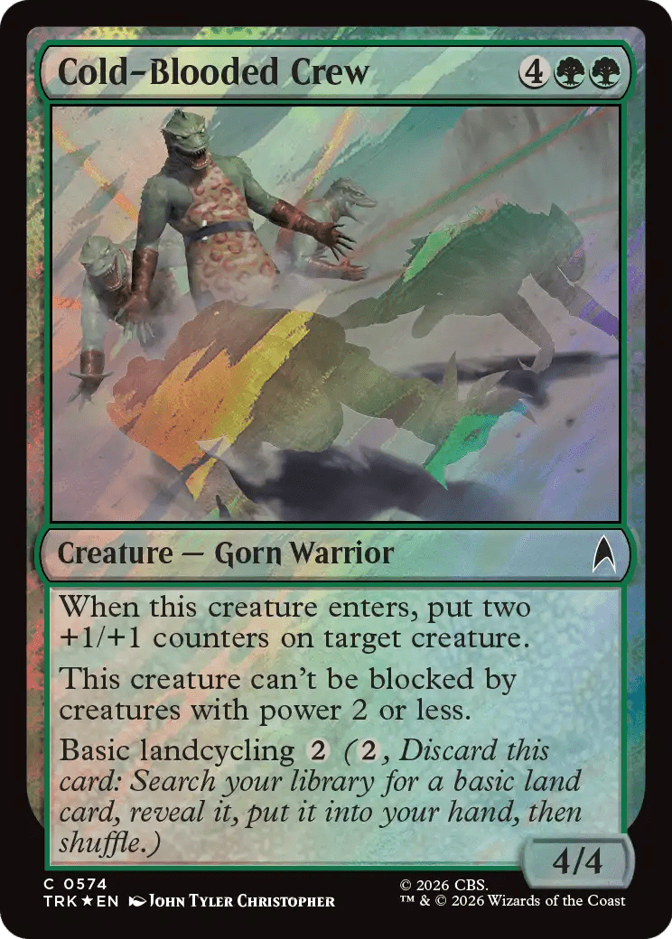 Cold-Blooded Crew [Star Trek] MTG Single Magic: The Gathering  | Multizone: Comics And Games