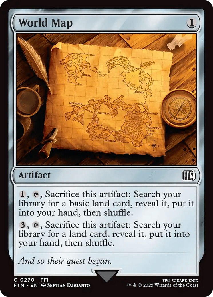 World Map [FINAL FANTASY] MTG Single Magic: The Gathering  | Multizone: Comics And Games