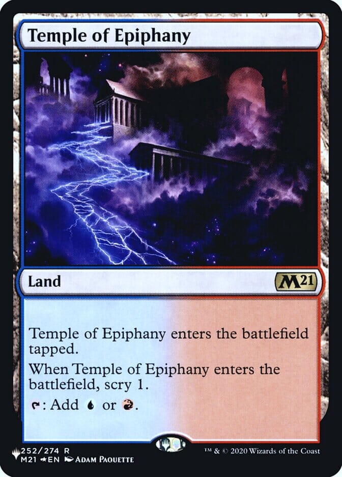 Temple of Epiphany [Secret Lair: Heads I Win, Tails You Lose] MTG Single Magic: The Gathering  | Multizone: Comics And Games