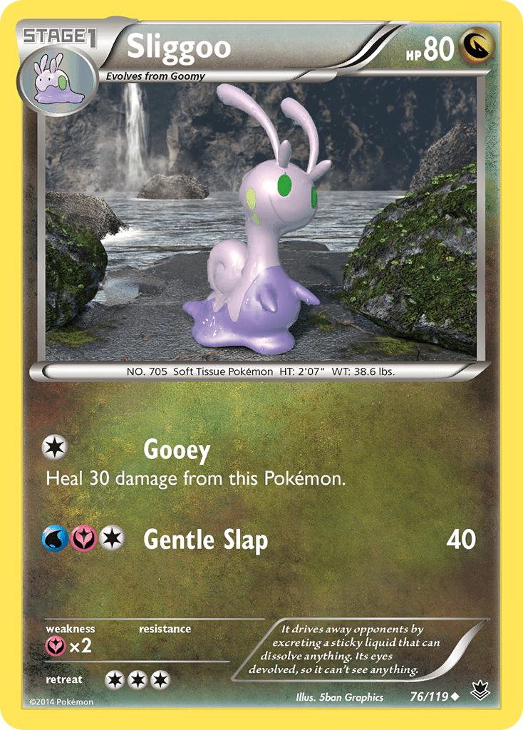Sliggoo (76/119) [XY: Phantom Forces] Pokemon Single Pokémon  | Multizone: Comics And Games
