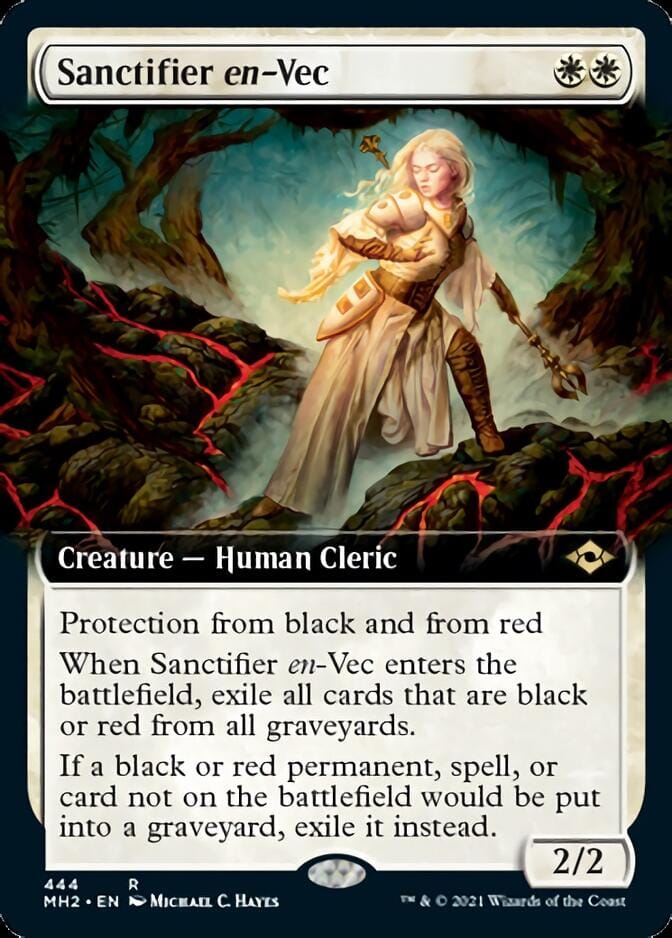 Sanctifier en-Vec (Extended Art) [Modern Horizons 2] MTG Single Magic: The Gathering  | Multizone: Comics And Games