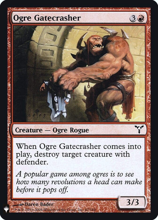 Ogre Gatecrasher [Mystery Booster] MTG Single Magic: The Gathering  | Multizone: Comics And Games