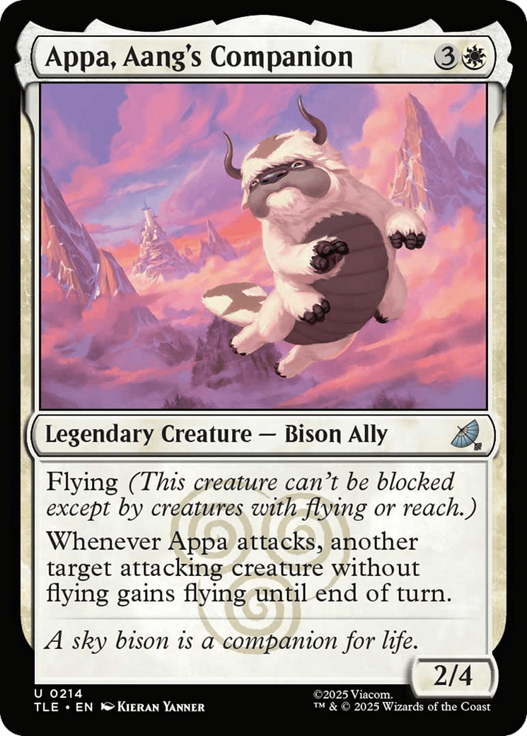 Appa, Aang's Companion [Avatar: The Last Airbender: Eternal-Legal] MTG Single Magic: The Gathering  | Multizone: Comics And Games