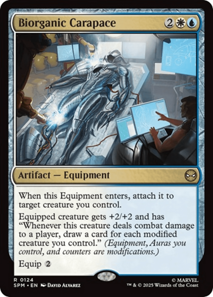 Biorganic Carapace [Marvel's Spider-Man] MTG Single Magic: The Gathering  | Multizone: Comics And Games