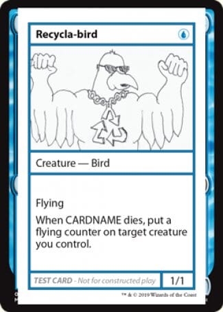Recycla-bird (2021 Edition) [Mystery Booster Playtest Cards] MTG Single Magic: The Gathering  | Multizone: Comics And Games