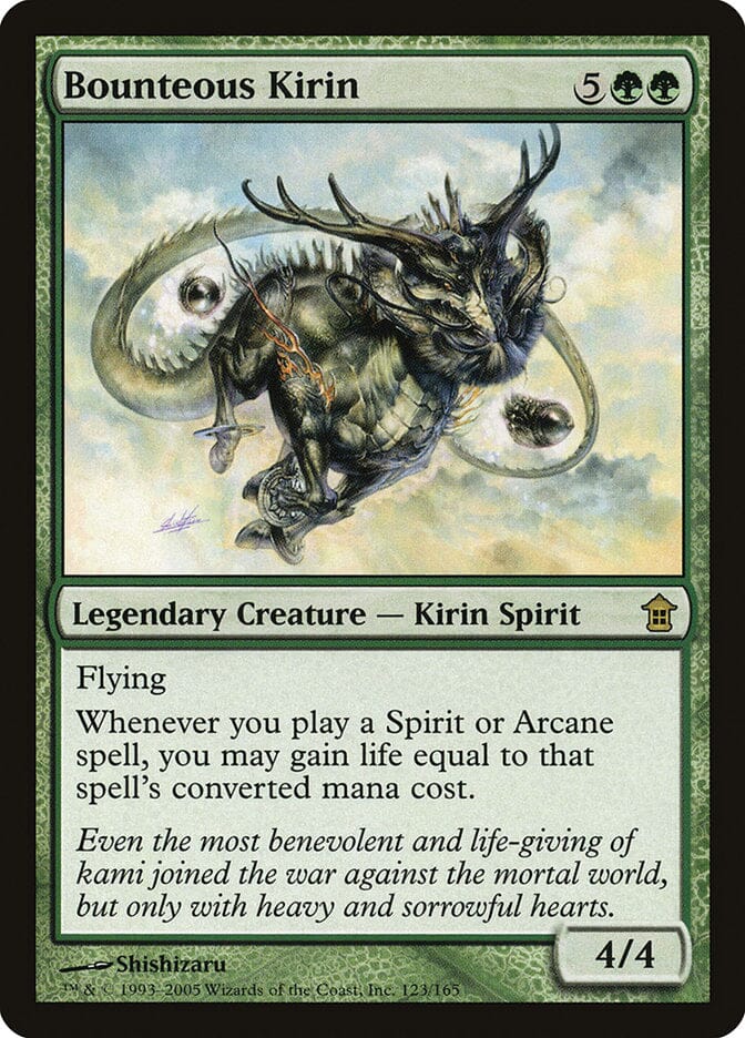 Bounteous Kirin [Saviors of Kamigawa] MTG Single Magic: The Gathering  | Multizone: Comics And Games