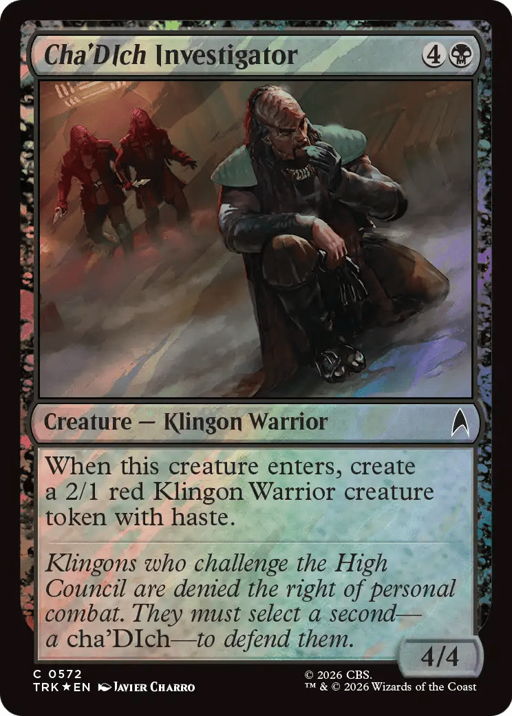 Cha'Dich Investigator (Surge Foil) [Star Trek] MTG Single Magic: The Gathering  | Multizone: Comics And Games
