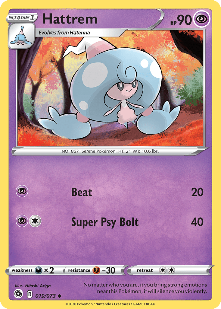 Hattrem (019/073) [Sword & Shield: Champion's Path] Pokemon Single Pokémon  | Multizone: Comics And Games