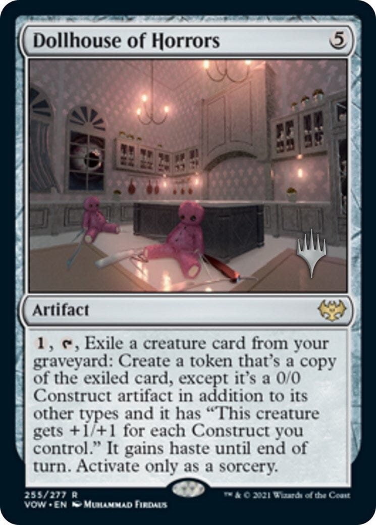 Dollhouse of Horrors (Promo Pack) [Duskmourn: House of Horror Promos] MTG Single Magic: The Gathering  | Multizone: Comics And Games