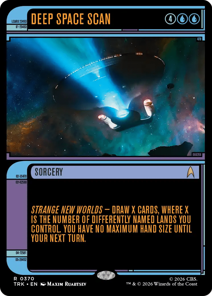 Deep Space Scan (Showcase) [Star Trek] MTG Single Magic: The Gathering  | Multizone: Comics And Games